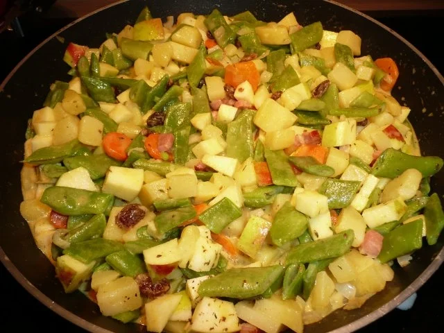 Rezept: Grüne Bohnen - Curry Grüne Bohnen - Curry - Rezept