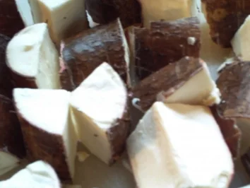 Cassava (Maniok), afrik. Beilage (Kongo/Zaire) - Rezept