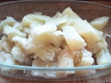 Cassava (Maniok), afrik. Beilage (Kongo/Zaire) - Rezept