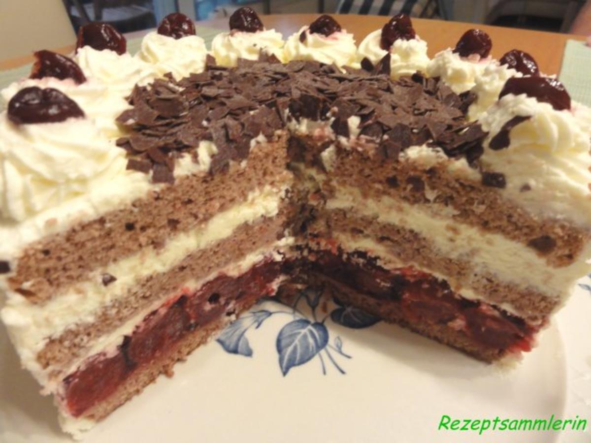 Bilder für KuchenZwerg: SCHWARZWÄLDER KIRSCHTORTE - Rezept