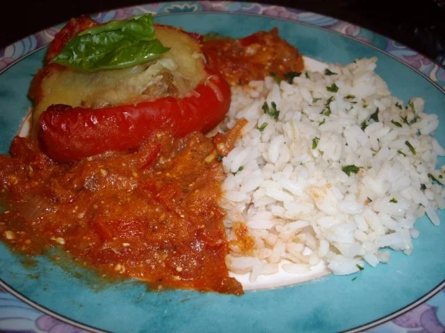 paprika gefüllt - Rezept