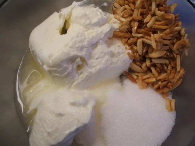 Rezept: Dessert: Apfelküchle-Mandelquark Bild Nr. 3 Dessert: Apfelküchle-Mandelquark - Rezept - Bild Nr. 3