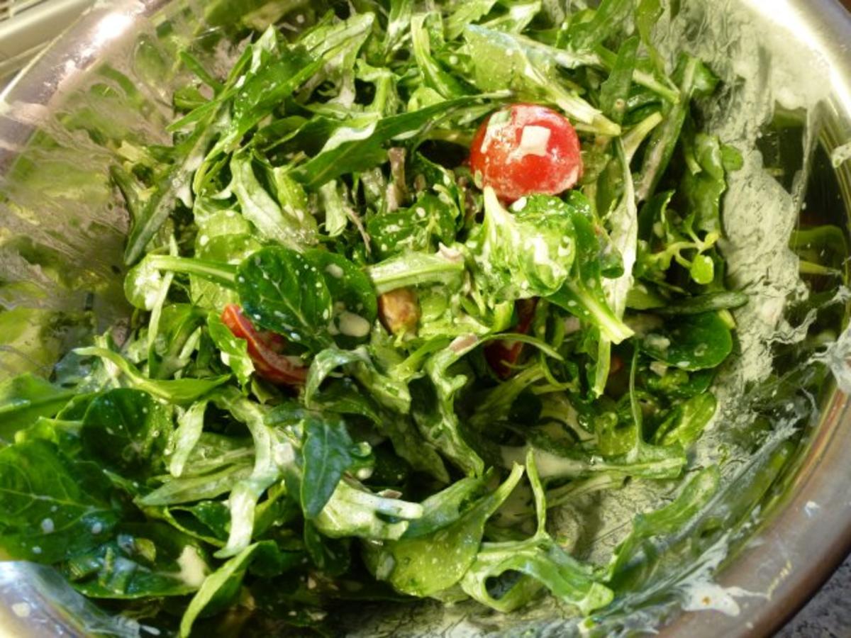 Frischer Salat-Mix aus dem Garten - Rezept - Bild Nr. 5