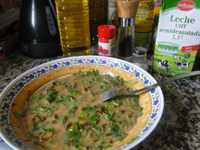 Tortilla Espanola con Chorizo    /Spanisches Omelet/ - Rezept - Bild Nr. 3