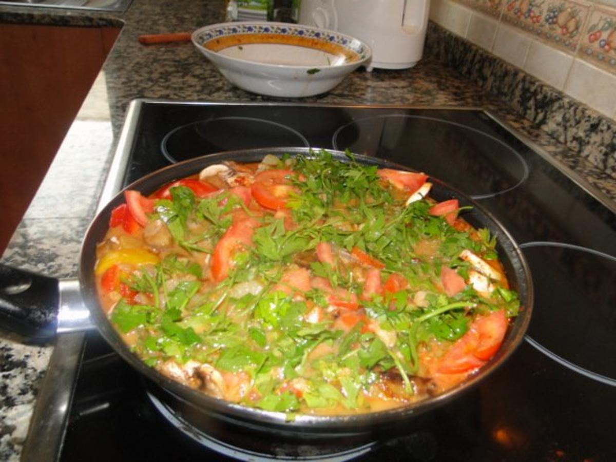 Tortilla Espanola con Chorizo    /Spanisches Omelet/ - Rezept - Bild Nr. 7