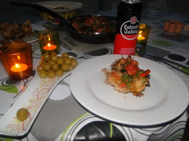 Tortilla Espanola con Chorizo    /Spanisches Omelet/ - Rezept - Bild Nr. 9