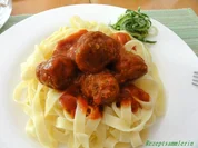 Rezept: Fleisch: HACKFLEISCH - BÄLLCHEN in Tomatensauce Fleisch: HACKFLEISCH - BÄLLCHEN in Tomatensauce - Rezept