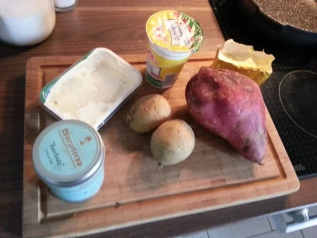 Tikka Hühnchen mit Süßkartoffelstampf - Rezept - Bild Nr. 5