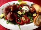 Gefüllte Datteln auf Salat - Rezept