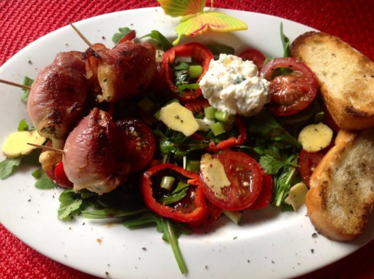 Gefüllte Datteln auf Salat - Rezept By admin