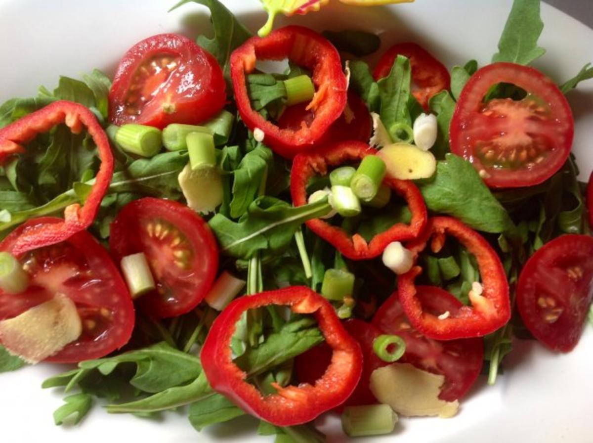 Gefüllte Datteln auf Salat - Rezept - Bild Nr. 9