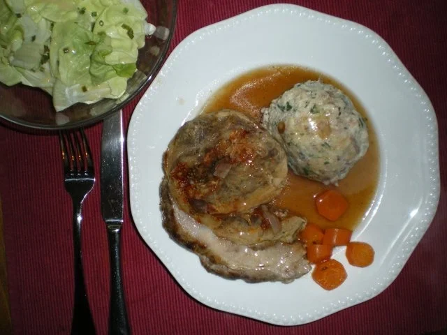 Rollbraten vom Schwein - Rezept