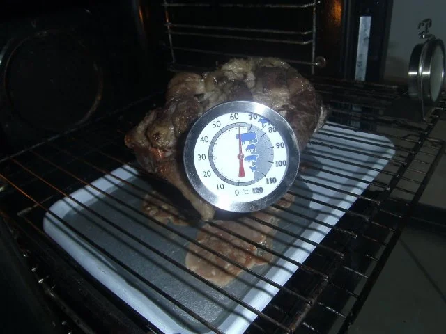 Rezept: Roastbeef sanftgegart (rückwärts) Bild Nr. 10 Roastbeef sanftgegart (rückwärts) - Rezept - Bild Nr. 10