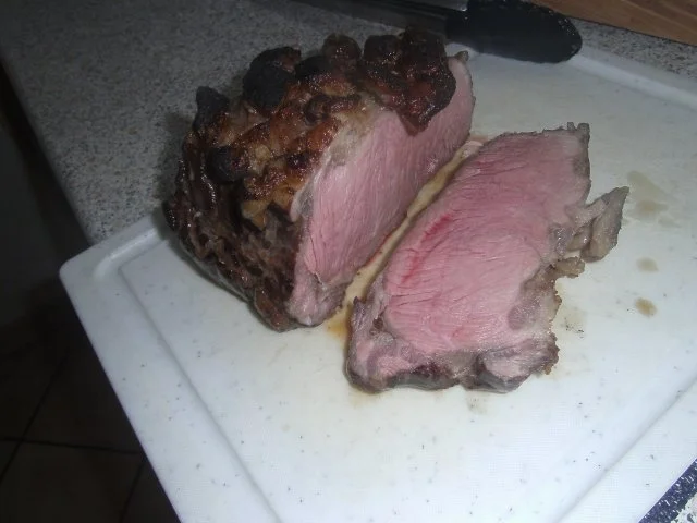 Rezept: Roastbeef sanftgegart (rückwärts) Bild Nr. 12 Roastbeef sanftgegart (rückwärts) - Rezept - Bild Nr. 12
