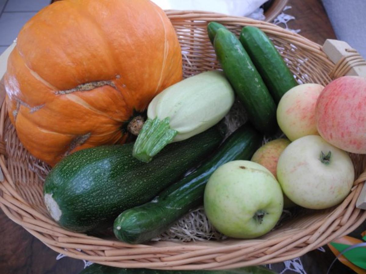 Bilder für Birnen - Kürbis - Suppe mit gekrümeltem Ziegenkäse - Rezept