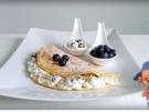 Pfannkuchen mit Mascarpone-Heidelbeeren  Füllung - Rezept