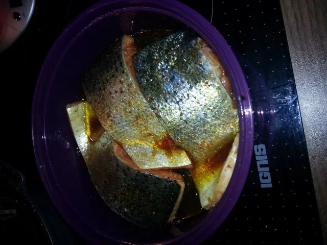 Rezept: Lachsfilet auf Salatbett Bild Nr. 4 Lachsfilet auf Salatbett - Rezept - Bild Nr. 4