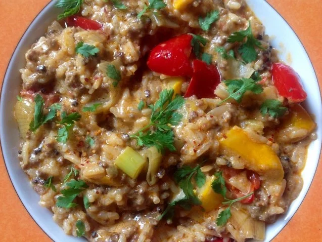 Reisfleisch mit Kürbis - Rezept - Bild Nr. 3