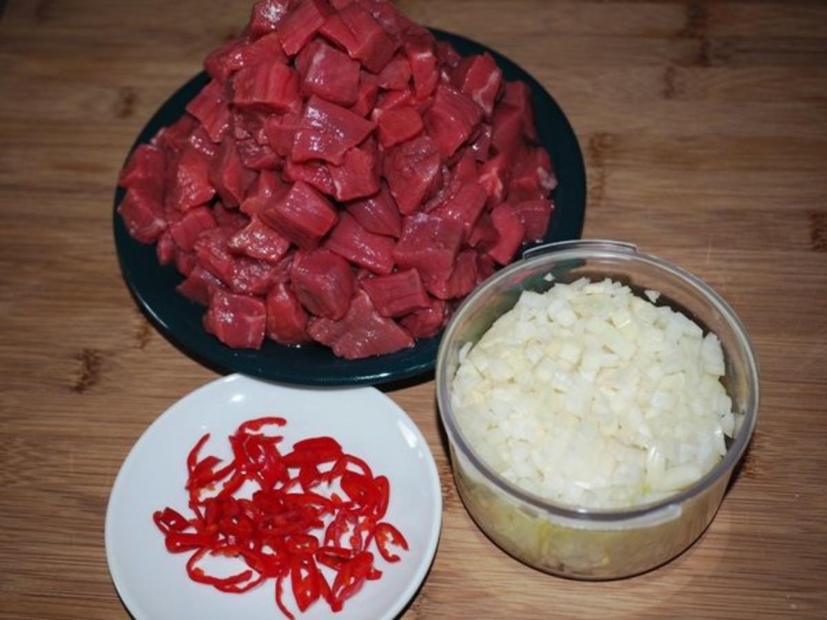 Rindfleischsauce mit Pilzen - Rezept - Bild Nr. 3