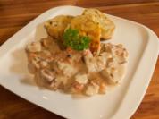 Serviettenknödel mit leckerer Pilzpfanne - Rezept