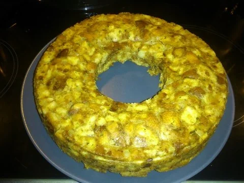 Semmelknödel-Gugelhupf mit Rahmpilzen - Rezept - Bild Nr. 5