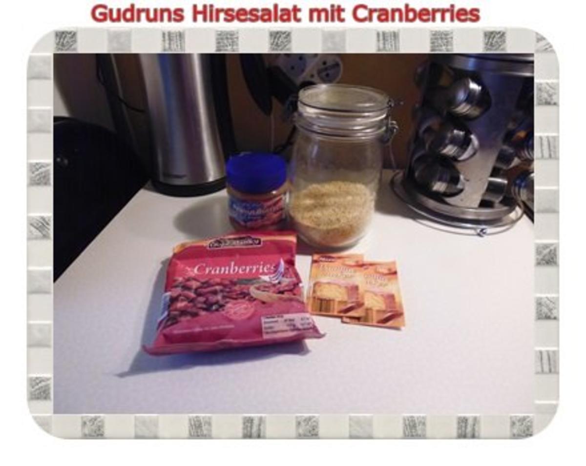 Gesundes: Hirsesalat mit Cranberries - Rezept - Bild Nr. 2