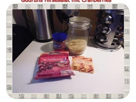 Gesundes: Hirsesalat mit Cranberries - Rezept - Bild Nr. 2