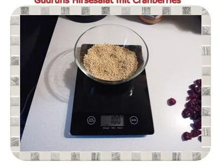 Gesundes: Hirsesalat mit Cranberries - Rezept - Bild Nr. 4
