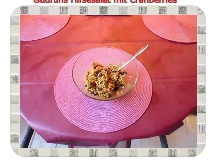 Gesundes: Hirsesalat mit Cranberries - Rezept - Bild Nr. 8