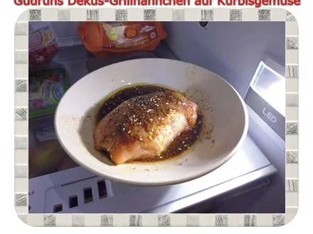 Geflügel: Dekus-Grill-Hähnchen auf Kürbisgemüse - Rezept - Bild Nr. 5