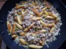 Hackfleisch-Lauchpfanne mit Schupfnudeln - Rezept