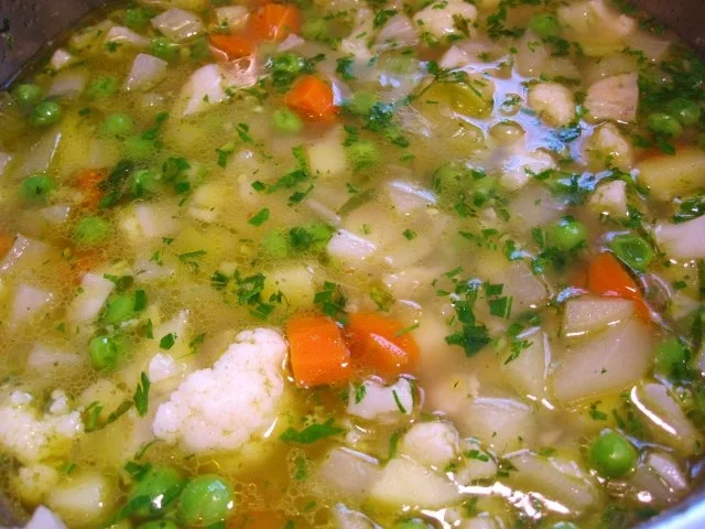 Gemüsesuppe mit Mark-Klößchen - Rezept - Bild Nr. 2