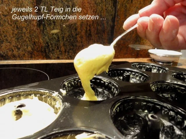 Muffin:  feine ZITRONENSAND - Mini - Gugelhupf - Rezept - Bild Nr. 4