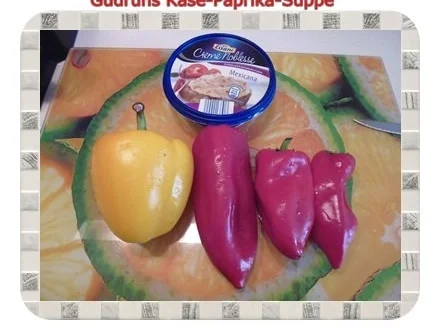 Suppe: Käse-Paprika-Suppe - Rezept - Bild Nr. 2
