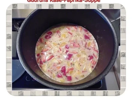 Suppe: Käse-Paprika-Suppe - Rezept - Bild Nr. 5