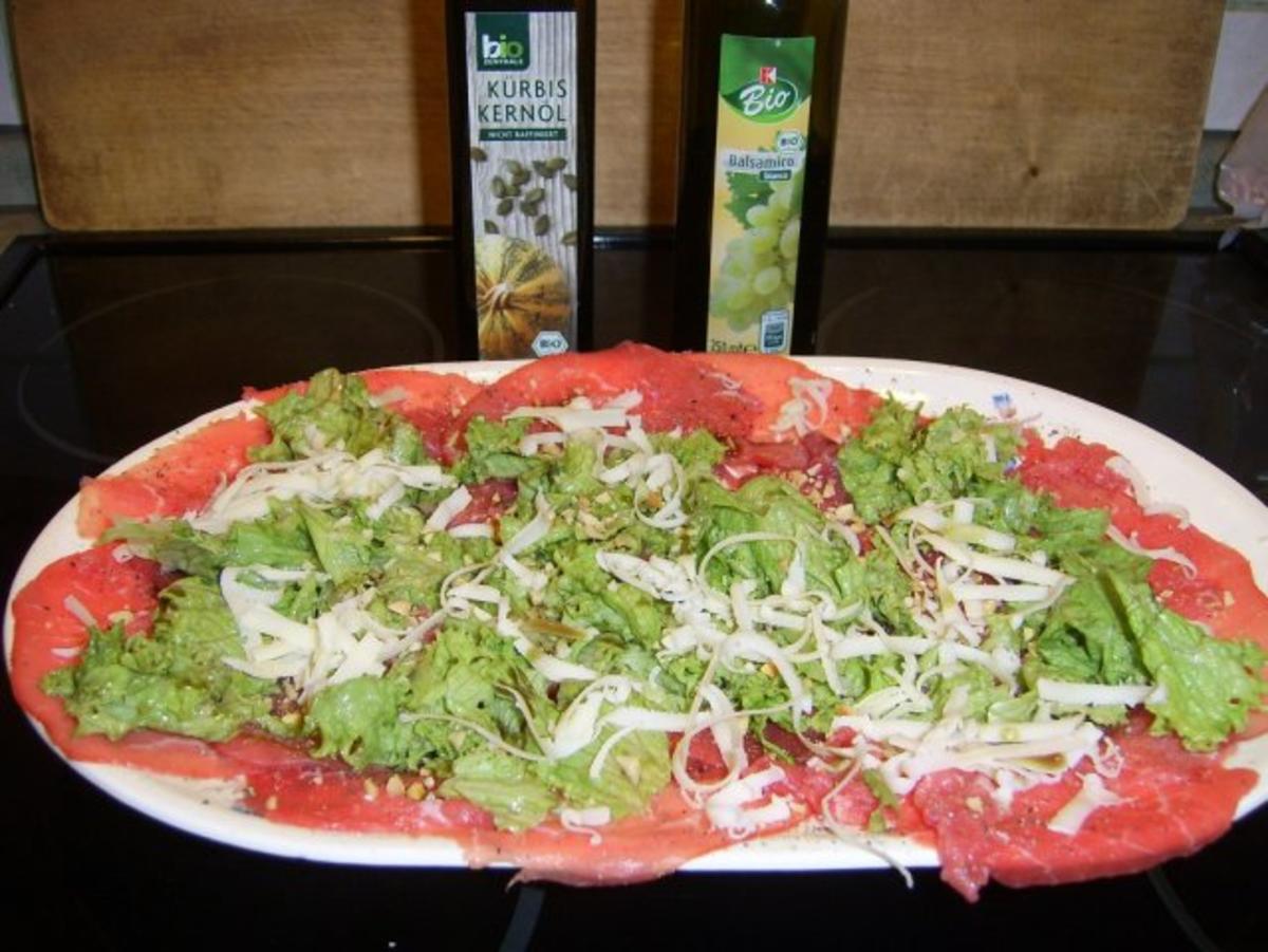 Bilder für Rindercarpaccio Unsere Art! - Rezept