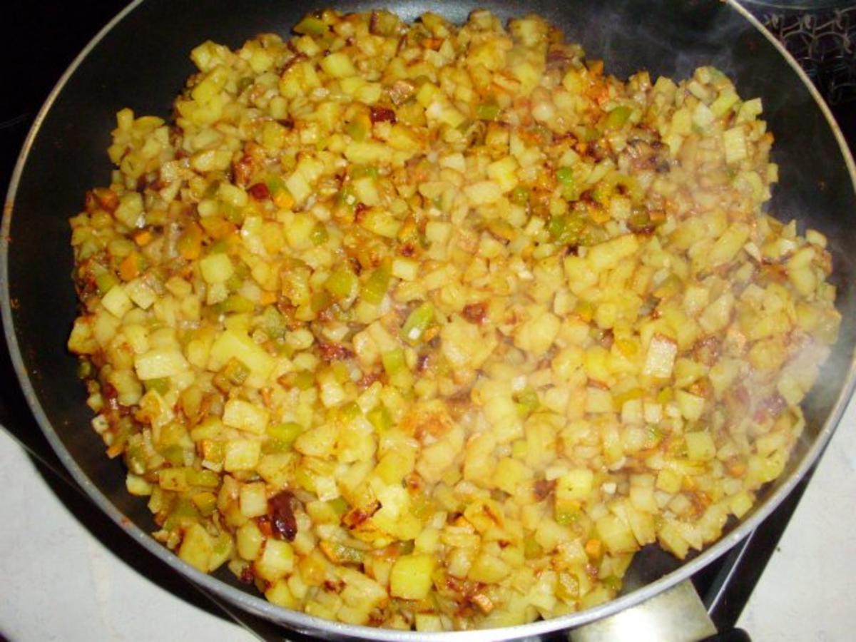 Kartoffel-Kürbis-Pfanne - Rezept