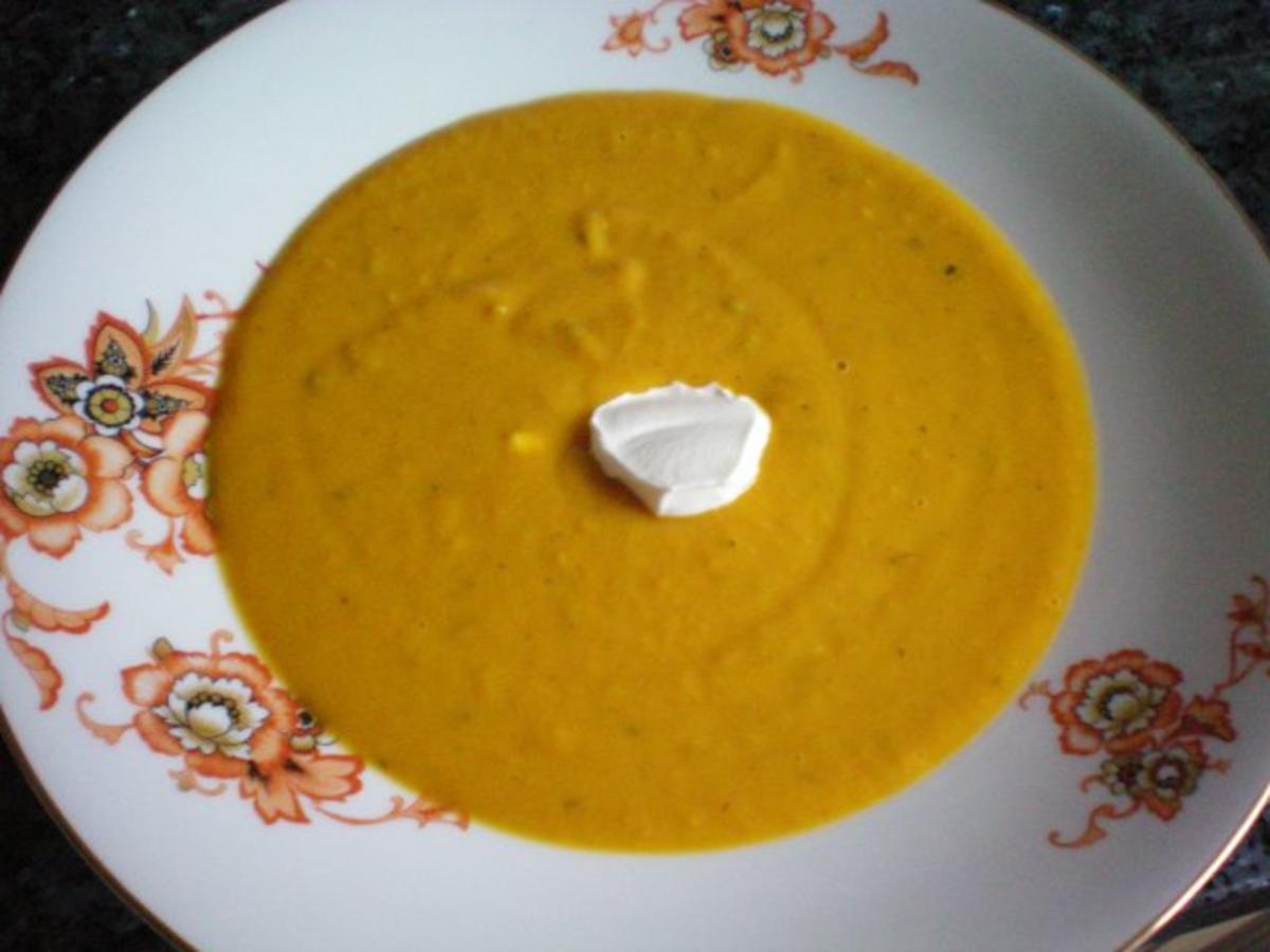Suppe: Kürbissuppe mit Ingwer - Rezept