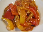 Paprika Lauch Zwiebel Soße - Rezept