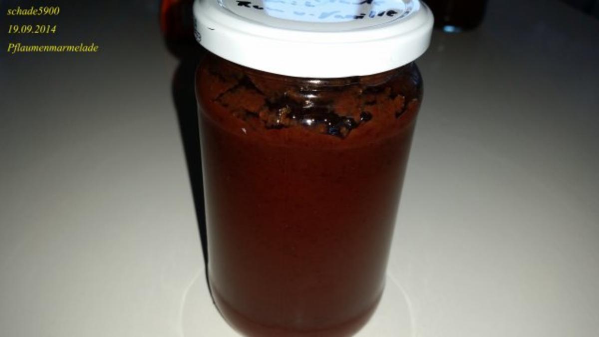 Eingemachtes: Pflaumenmarmelade mit einem hauch von Vanille und Rum - Rezept