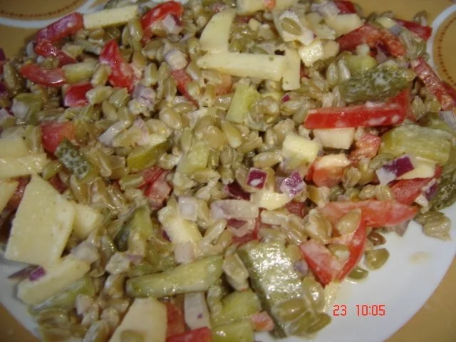 Grünkernsalat - Rezept