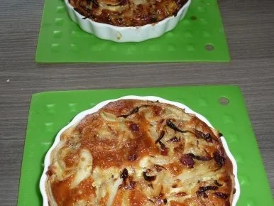Mini - Zwiebelkuchen zum Feierabend ! - Rezept