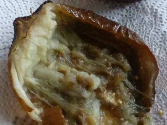 Rezept: Auberginenpüree mit Joghurt Bild Nr. 3 Auberginenpüree mit Joghurt - Rezept - Bild Nr. 3