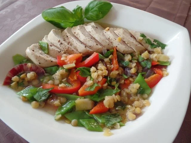 Rezept: Hähnchen -Linsen-Eintopf Hähnchen -Linsen-Eintopf - Rezept