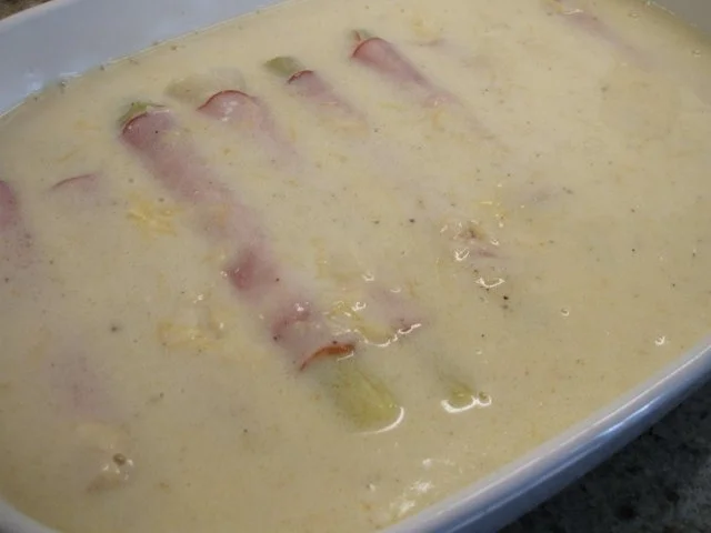 Gemüse: Lauch im Schinkenmantel - Rezept - Bild Nr. 8