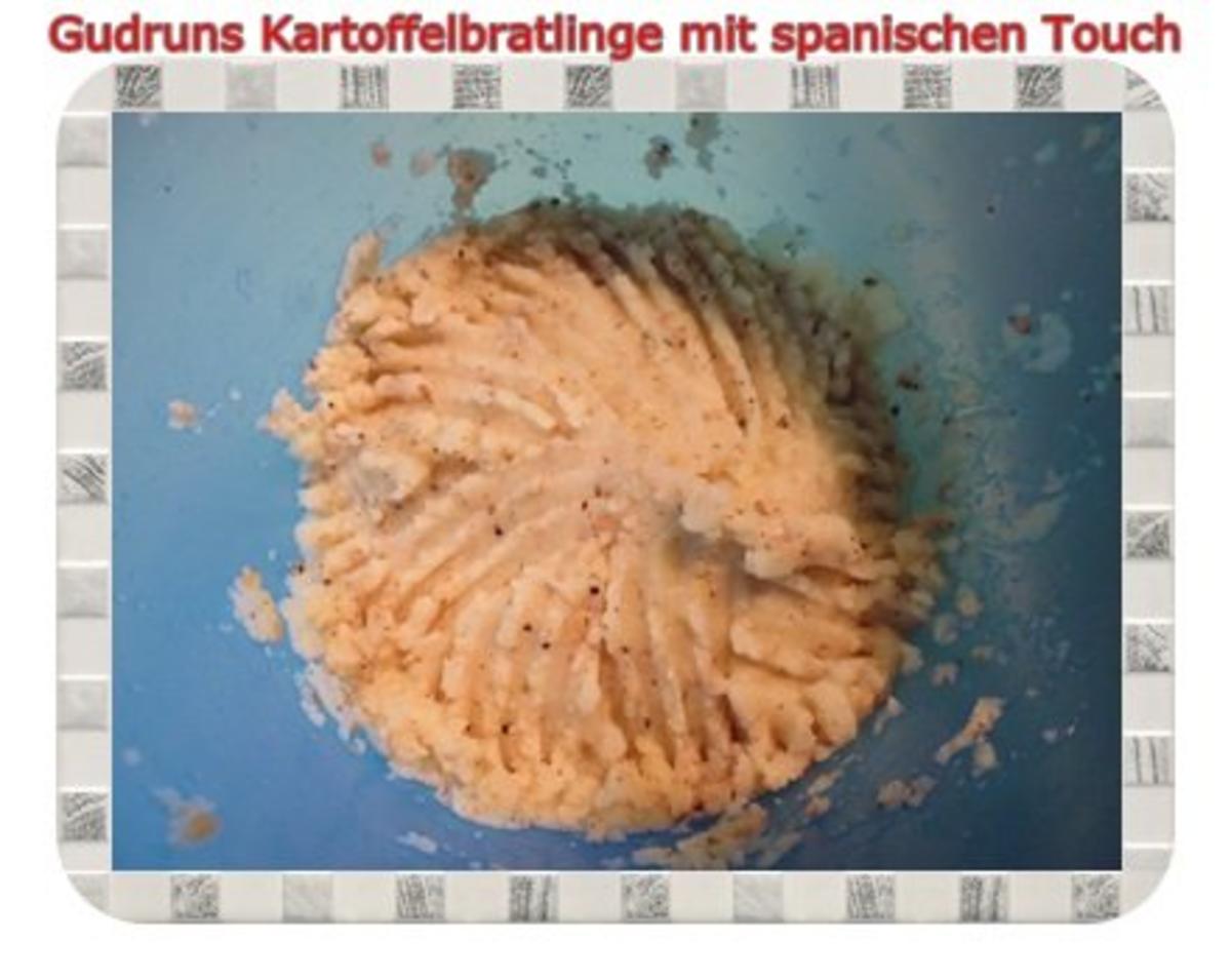 Kartoffeln: Kartoffelbratlinge mit spanischen Touch und Knobi-Dip - Rezept - Bild Nr. 4