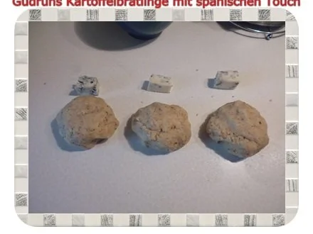 Rezept: Kartoffeln: Kartoffelbratlinge mit spanischen Touch und Knobi-Dip Bild Nr. 7 Kartoffeln: Kartoffelbratlinge mit spanischen Touch und Knobi-Dip - Rezept - Bild Nr. 7