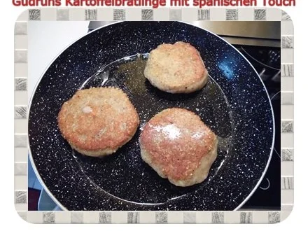 Rezept: Kartoffeln: Kartoffelbratlinge mit spanischen Touch und Knobi-Dip Bild Nr. 10 Kartoffeln: Kartoffelbratlinge mit spanischen Touch und Knobi-Dip - Rezept - Bild Nr. 10