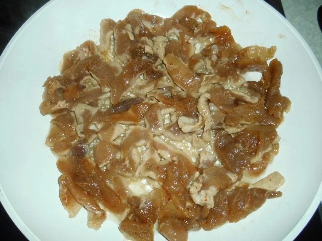 Schweineschnitzelstreifen mit Paprika in Soja-Sauce - Rezept - Bild Nr. 12