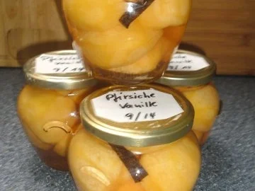 Rezept: Vanille-Pfirsiche Vanille-Pfirsiche - Rezept